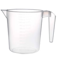 Polytime Plastik Şeffaf Ölçekli Maşrapa - 1.5 Litre