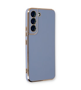 Microsonic Samsung Galaxy S22 Plus Kılıf Olive Plated Lavanta Grisi