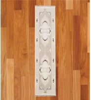 Floral Madalyon Motifli 80 x 300 Yün Yolluk