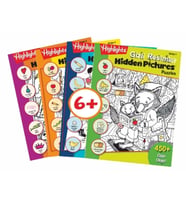 Highlights Hidden Pictures Puzzles (Gizli Resimler) 4'lü Set