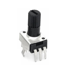 10kohm Dikey Potansiyometre RV09 Ayarlanabilir Direnç Pot Tırtıklı 13mm Ses Parlaklık Voltaj Ayarı