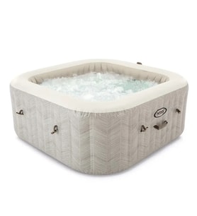 İNTEX 28446NP 4 KİŞİLİK CHEVRON DELUXE KARE SPA SETİ