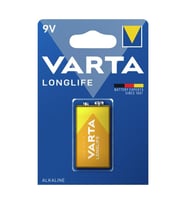 Varta Longlife Power Alkalin 9 Volt Pil Tekli