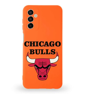 Samsung Galaxy A04s Uyumlu Lansman Kılıf Altı Kapalı İçi Kadife  Chicago Bulls Tasarımlı  Kapak (Şeffaf)