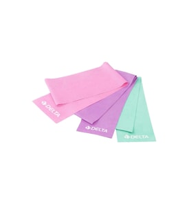 Delta 3 lü Pilates Bandı Plates Egzersiz Direnç Lastiği Seti YPM 244