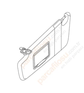 Güneşlik Cıvıc 01-05 Vtec2 Takım R-L (Oem No: 83280-S5L-T61Zb)