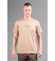 Maraton Comfort Erkek Bisiklet Yaka Açık Vizon T-shirt