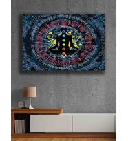 Koç stüdyo Modern tasarım kanvas tablo 50x70 (Çok Renkli)