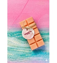 Çikolata Buhurdanlık Mum - Mumelia Candles Doğal Soya, El Yapımı, Dekoratif - Turuncu