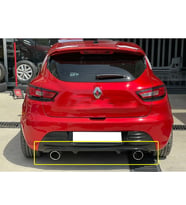 Renault Clio 4 Düz Difüzör Parlak Siyah Difizör Plastik