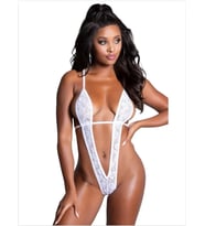 Mulvxbrf Brf02  Beyaz Dantel Bayan İç Giyim Babydoll (Mulvix)