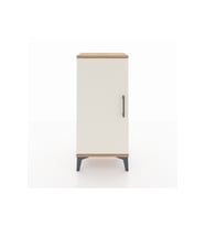 Arges Komodin 2 Raflı Tek Kapaklı 44x30x96 Çam-Aytaşı