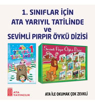 1.Sınıf Ata Yarıyıl Tatilinde + Sevimli Pırpır Öykü Dizisi (Beyaz)