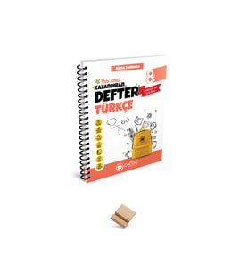 Çanta 8. Sınıf 2027 LGS Türkçe Kazandıran Defter + Telefon Standı