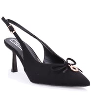 Dagoster DZA07-12042727 Siyah 8 cm İnce Topuklu Abiye Kadın Ayakkabı