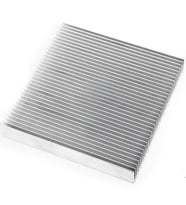 10cm x 10cm x 1.8cm Alüminyum Metal Soğutucu Blok Radyatör Peltier Isı Düşürücü Amfi Led Entegre