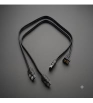 Kablo 40cm, 6 Gbits, 90° Açılı, 1 Düz ve 1 90 Derece Açılı, Orjinal