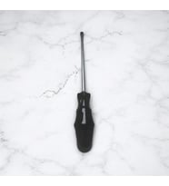 Tekli Tornavida Düz 5*125mm siyah renk mıknatıslı