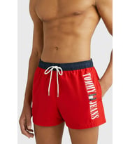 Tommy Hilfiger Classic Men's Swimming Slim Shorts Erkek Deniz Şortu Kırmızı