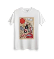 Forrest gump Resim Baskılı Çocuk Beyaz Tshirt