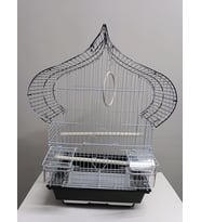 NetX Damla Siyah Kafes H1105A-R 40x23x52 cm Kanarya Muhabbet Kuşu için