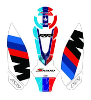 Grippatch BMW S1000RR (2023-2025) Uyumlu 13 Parça Tank Pad Seti GC43-4