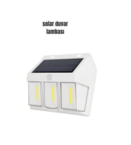 Suya Dayanıklı Solar Duvar Lambası – Akıllı Gece Sensörlü Işık