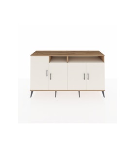 Kronos Konsol 6 Raflı 4 Kapaklı 176x59x99 Çam-Aytaşı