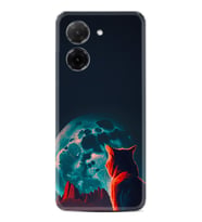 Xiaomi Redmi A5 4G Kılıf Boutique Baskılı Resimli Dalgın Kedi Pcode -074