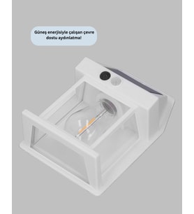 1800 Mah Pilli Solar Duvar Aydınlatma Yeni Nesil