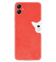 Samsung Galaxy A04E Kılıf Silikon Desen Özel Seri Kedoş 1735