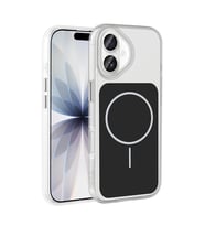 Apple iPhone 17 Kılıf Metal Buton Tasarımlı Zore İkonik Sert Silikon Kapak