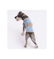 Pawstar Kedi ve KÜÇÜK Köpek T-Shirt Blue Aloha M Sırt28cm Göğüs41cm Boyun26cm
