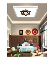 Harry Potter Logo  Avize, 60x60 kare modern çocuk odası avize, 60watt, led ışık, tavan lambası, YENİ