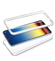 Huawei P20 Pro Kılıf 360 Tam Koruma Şeffaf Silikon (Renksiz)