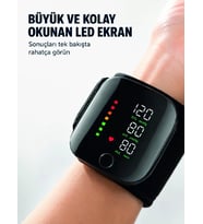 Northcity Taşınabilir Şarjlı Bilekten Tansiyon Ölçer - Kompakt Tasarım ve Pratik Kullanım