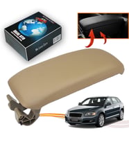 Audi A3 2004-2012 Kolçak Kol Dayama Kapağı Krem Deri Döşemeli