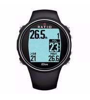 RATIO Dalış Bilgisayarı IDive Sport Easy, Siyah