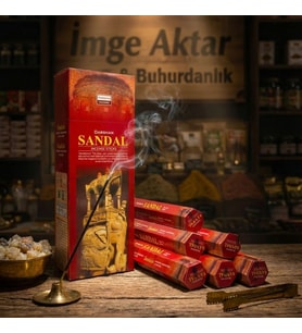 Darshan Sandal Ağacı (Sandal Wood) Çubuk Tütsü (20'li Paket)