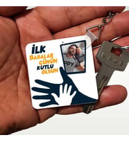Kişiye Özel Babama İlk Babalar Günü Hediyesi Anahtarlık
