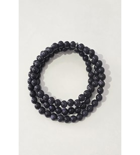 99 LU 6 MM LACİVERT YILDIZ TAŞI DOĞALTAŞ KOLYE, BİLEKLİK, TESPİH
