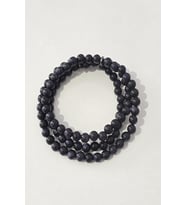 99 LU 6 MM LACİVERT YILDIZ TAŞI DOĞALTAŞ KOLYE, BİLEKLİK, TESPİH