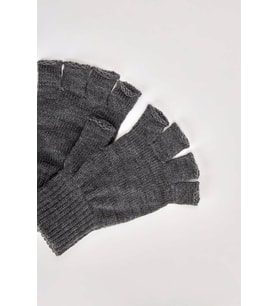 Antrasit Unisex Triko Kesik Eldiven Antrasit-Tek Ebat