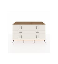 Kronos Konsol 4 Raflı 2 Çekmeceli 8 Kapaklı 176x59x99 Çam-Aytaşı