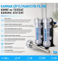 Kammak Çiftli Manyetik Filtre