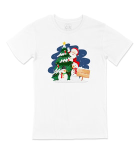 Mutlu Yıllar Santa Claus Tişört