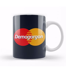 Stranger Things Demogorgon Mastercard Kupa Bardak Porselen