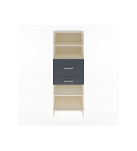 Hyperion Dolap 3 Raflı 2 Çekmeceli 60x44x163 Aytaşı-Antrasit