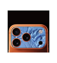 iPhone 17 Pro Tam Kaplayan Kamera Çerçeve Koruyucu Desenli Baskılı - SANATSAL