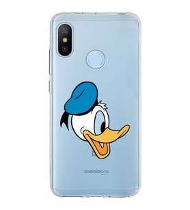 Xiaomi Mi A2 Lite Uyumlu Kapak Donald Duck Tasarımlı Şeffaf Silikon Kılıf